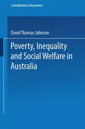 Johnson |  Poverty, Inequality and Social Welfare in Australia | Buch |  Sack Fachmedien