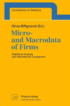 Biffignandi |  Micro- and Macrodata of Firms | Buch |  Sack Fachmedien