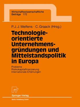 Welfens / Graack |  Technologieorientierte Unternehmensgründungen und Mittelstan | Buch |  Sack Fachmedien
