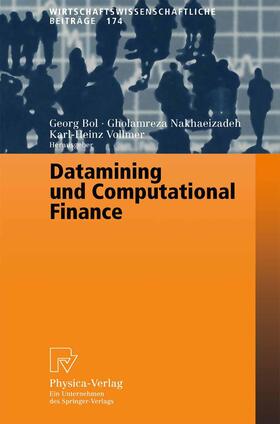 Bol / Vollmer / Nakhaeizadeh |  Datamining und Computational Finance | Buch |  Sack Fachmedien