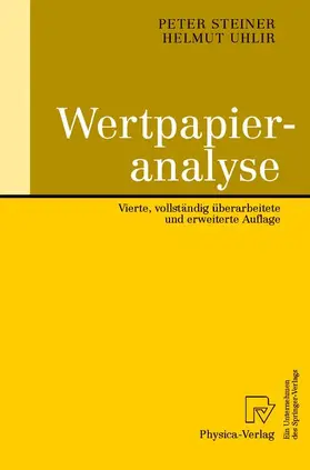 Uhlir / Steiner | Wertpapieranalyse | Buch | 978-3-7908-1302-9 | sack.de