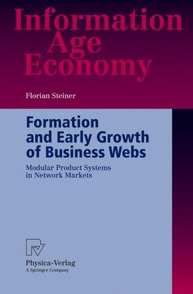 Steiner |  Formation and Early Growth of Business Webs | Buch |  Sack Fachmedien