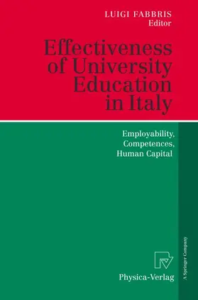 Fabbris |  Effectiveness of University Education in Italy | Buch |  Sack Fachmedien