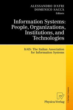 D'Atri / De Marco / Casalino |  Interdisciplinary Aspects of Information Systems Studies | Buch |  Sack Fachmedien