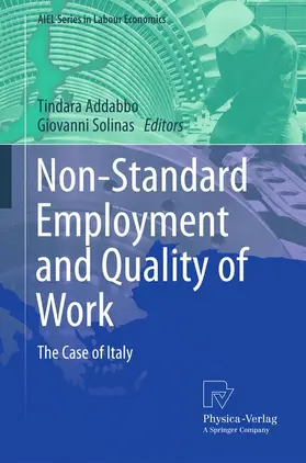 Solinas / Addabbo | Non-Standard Employment and Quality of Work | Buch | 978-3-7908-2105-5 | sack.de