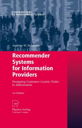 Neumann |  Recommender Systems for Information Providers | eBook | Sack Fachmedien