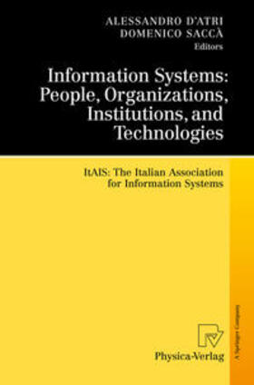 D'Atri / Saccà |  Information Systems: People, Organizations | Buch |  Sack Fachmedien