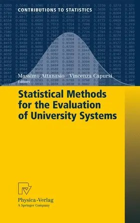 Capursi / Attanasio |  Statistical Methods for the Evaluation of University Systems | Buch |  Sack Fachmedien