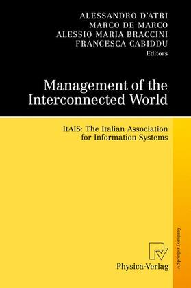 D'Atri / Cabiddu / De Marco |  Management of the Interconnected World | Buch |  Sack Fachmedien