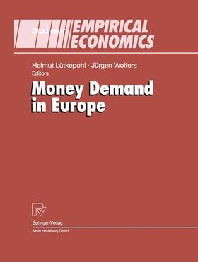 Wolters / Lütkepohl |  Money Demand in Europe | Buch |  Sack Fachmedien