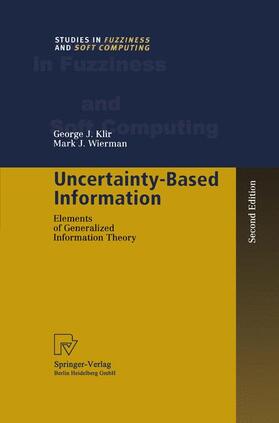Wierman / Klir |  Uncertainty-Based Information | Buch |  Sack Fachmedien