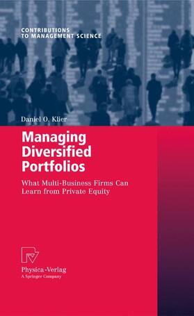 Klier |  Klier, D: Managing Diversified Portfolios | Buch |  Sack Fachmedien