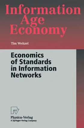 Weitzel |  Economics of Standards in Information Networks | eBook | Sack Fachmedien