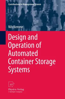 Kemme | Design and Operation of Automated Container Storage Systems | E-Book | sack.de