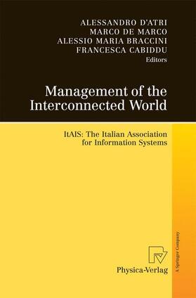 D'Atri / Cabiddu / De Marco |  Management of the Interconnected World | Buch |  Sack Fachmedien