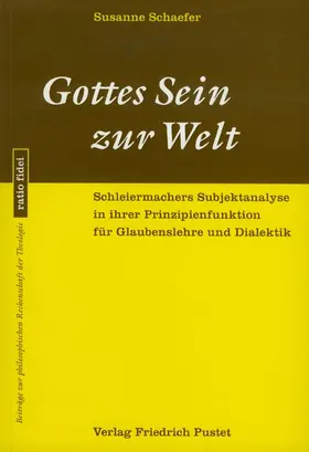 Schaefer | Gottes Sein zur Welt | Buch | 978-3-7917-1819-4 | sack.de