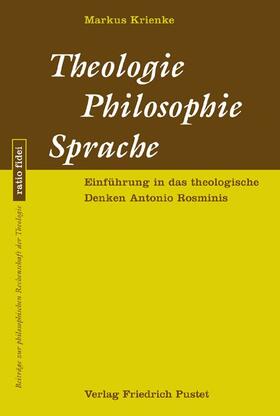 Krienke |  Theologie - Philosophie - Sprache | Buch |  Sack Fachmedien