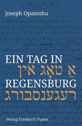 Opatoshu / Koller |  Ein Tag in Regensburg | Buch |  Sack Fachmedien