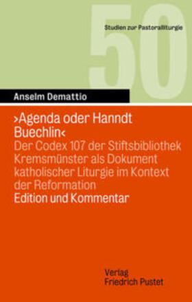 Demattio |  'Agenda oder Hanndt Buechlin' | Buch |  Sack Fachmedien