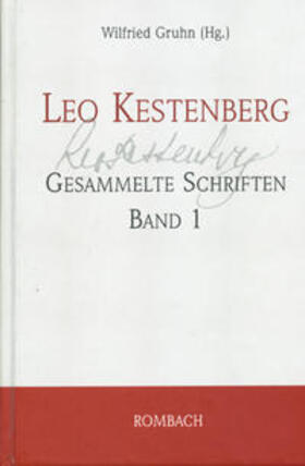 Gruhn / Kestenberg |  Leo Kestenberg. Gesammelte Schriften Band 1 | Buch |  Sack Fachmedien