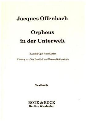  Orpheus in der Unterwelt | Buch |  Sack Fachmedien