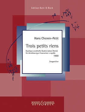  Trois petits riens | Sonstiges |  Sack Fachmedien