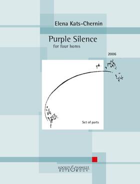  Purple Silence 4 Hörner. Stimmensatz. | Buch |  Sack Fachmedien