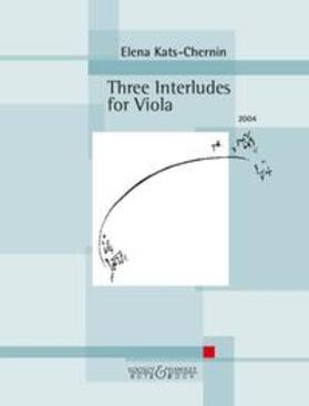 Lander |  Three Interludes for Viola. | Buch |  Sack Fachmedien