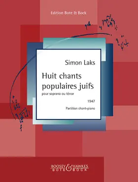  Huit chants populaires juifs | Sonstiges |  Sack Fachmedien