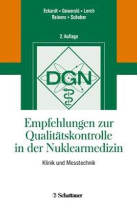 Eckardt / Geworski / Lerch |  Eckardt, J: Empfehlungen z. Qualitätskontrolle | Buch |  Sack Fachmedien