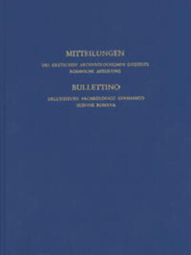  Mitteilungen des Deutschen Archäologischen Instituts, Römische Abteilung 117 | Buch |  Sack Fachmedien