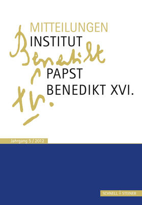Voderholzer / Schaller / Heibl |  Mitteilungen Institut-Papst-Benedikt XVI. | Buch |  Sack Fachmedien