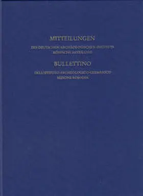  Mitteilungen des Deutschen Archäologischen Instituts, Römische Abteilung | Buch |  Sack Fachmedien