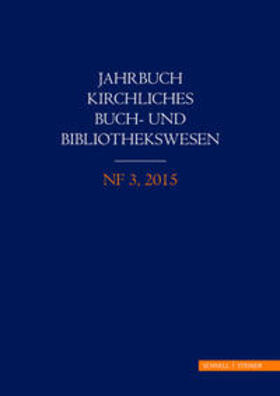  Jahrbuch kirchliches Buch- und Bibliothekswesen | Buch |  Sack Fachmedien