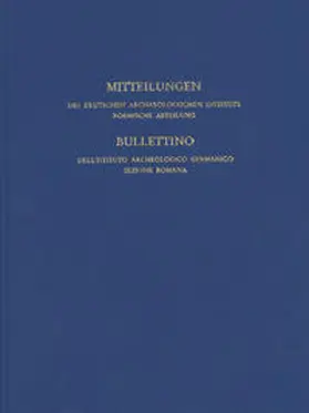  Mitteilungen des Deutschen Archäologischen Instituts, Römische Abteilung | Buch |  Sack Fachmedien