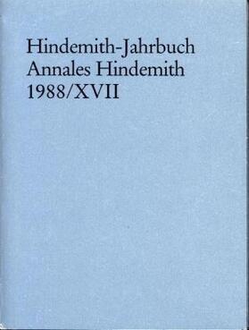 Hindemith-Institut, Frankfurt / Main |  Hindemith-Jahrbuch | Buch |  Sack Fachmedien