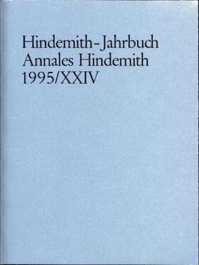 Hindemith-Institut, Frankfurt / Main |  Hindemith-Jahrbuch | Buch |  Sack Fachmedien