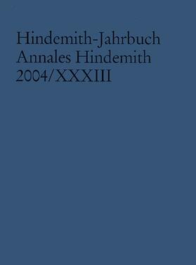 Hindemith-Institut, Frankfurt / Main |  Hindemith-Jahrbuch | Buch |  Sack Fachmedien