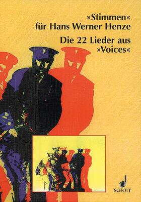 Petersen / Heister / Lück |  "Stimmen" für Hans Werner Henze | Buch |  Sack Fachmedien