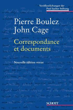 Boulez / Cage / Piencikowski |  Correspondance et documents | Buch |  Sack Fachmedien