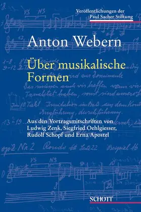 Webern / Boynton |  Über musikalische Formen | Buch |  Sack Fachmedien