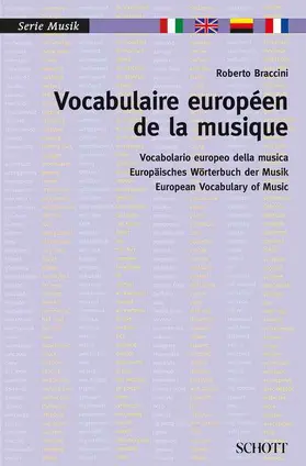 Braccini |  Vocabulaire européen de la musique | Buch |  Sack Fachmedien