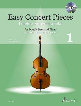 Mohrs |  Easy Concert Pieces Kontrabass Bd. 1/+ CD | Buch |  Sack Fachmedien