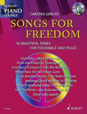  Songs For Freedom. Klavier. Ausgabe mit CD | Buch |  Sack Fachmedien