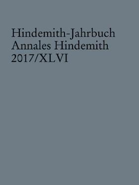 Hindemith-Institut, Frankfurt / Main |  Hindemith-Jahrbuch | Buch |  Sack Fachmedien