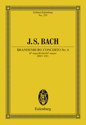 Bach / Stoeckl |  Brandenburg Concerto No. 6 Bb major | eBook | Sack Fachmedien