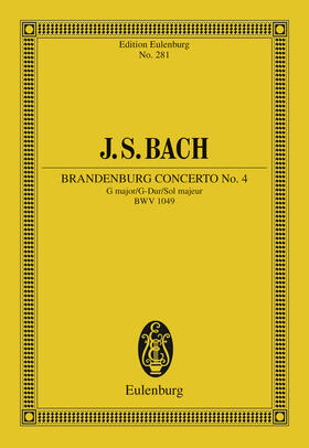 Bach / Stoeckl |  Brandenburg Concerto No. 4 G major | eBook | Sack Fachmedien