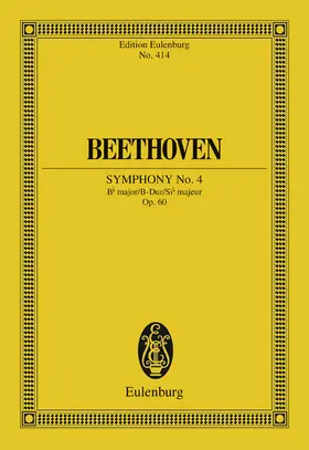 Beethoven / Clarke |  Symphony No. 4 Bb major | eBook | Sack Fachmedien