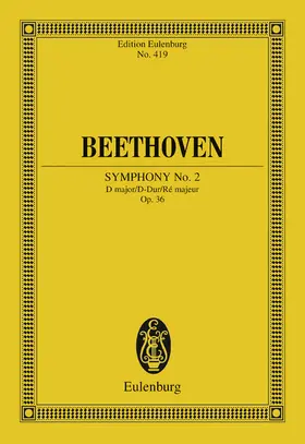 Beethoven / Clarke |  Symphony No. 2 D major | eBook | Sack Fachmedien