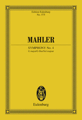 Mahler / Ratz |  Symphony No. 4 G major | eBook | Sack Fachmedien